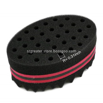 Hair Twist Black Ice Sponge  Curl Brushes